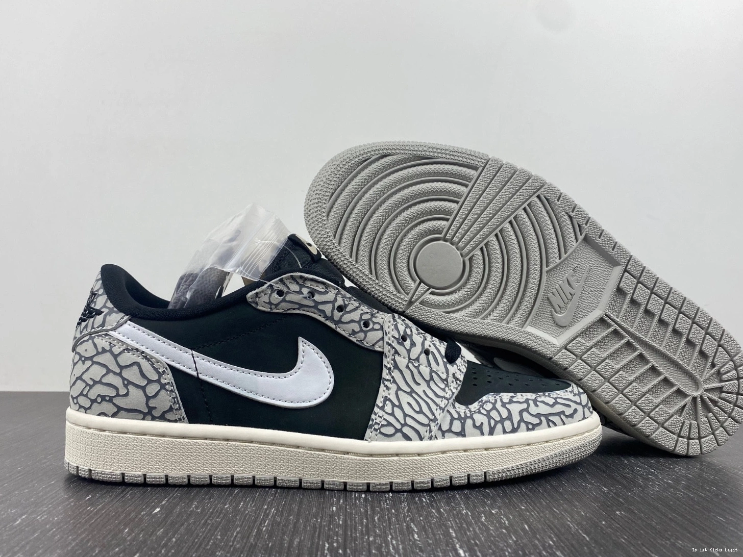 CZ0790-001 OG Black Jordan Low Retro Cement 1 - 0323